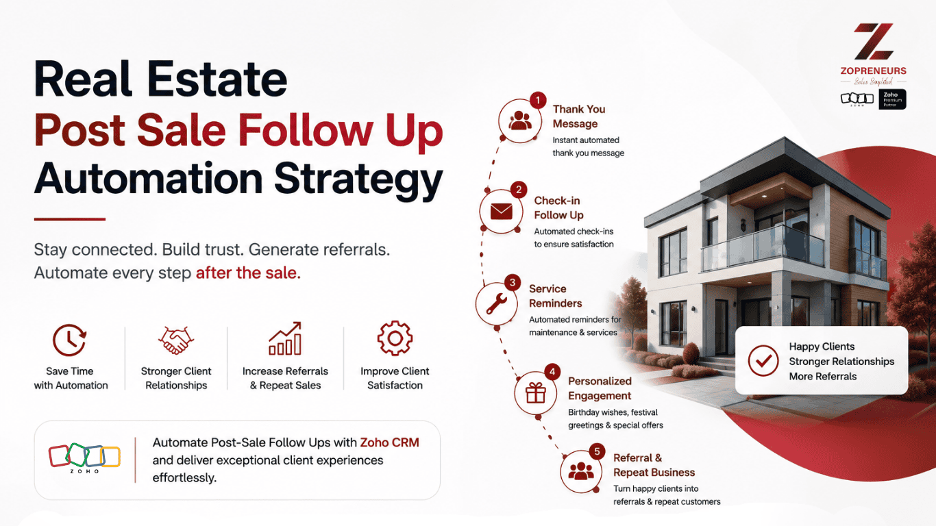 Real Estate Post Sale Follow Up Automation Strategy