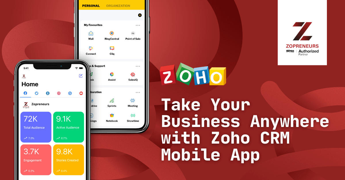 Take Your Business Anywhere with Zoho CRM Mobile App