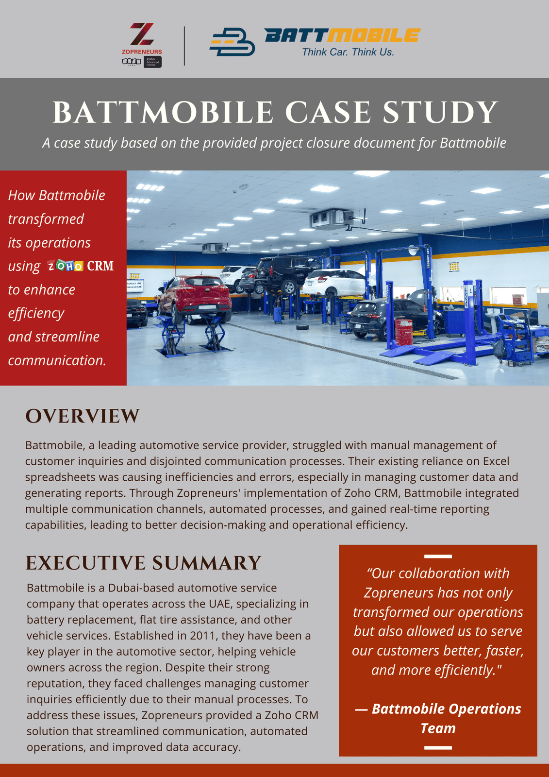 Battmobile Case Study