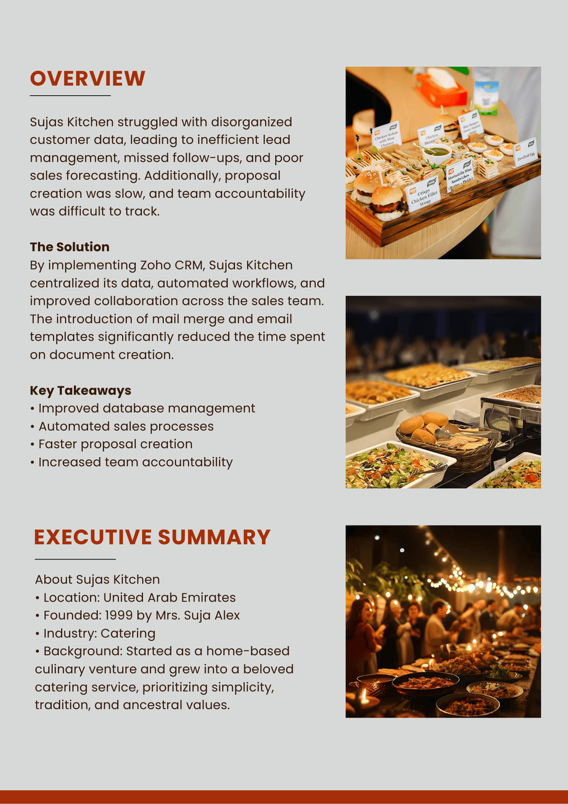Sujas Kitchen Case Study