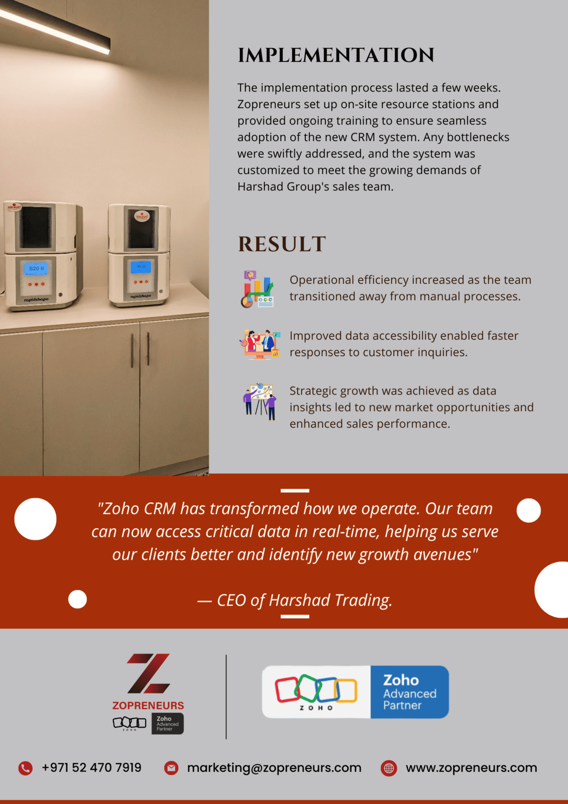 Harshad Group Case Study