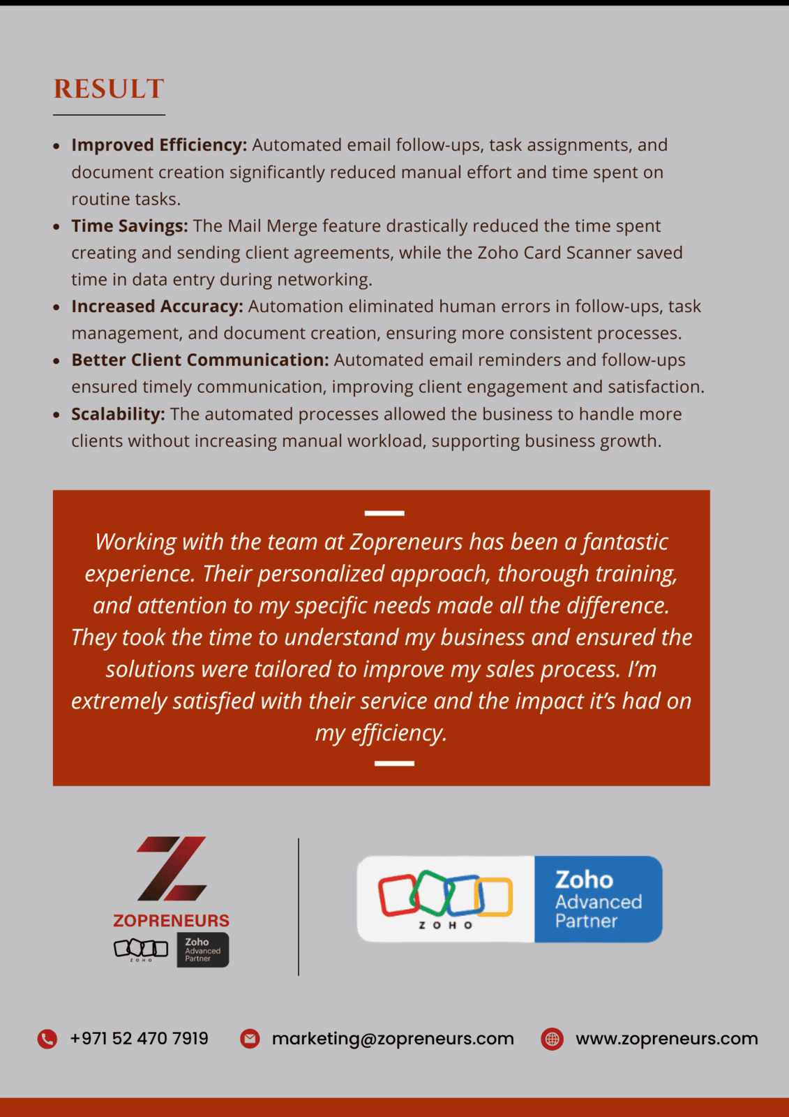 Final Ratio Case Study